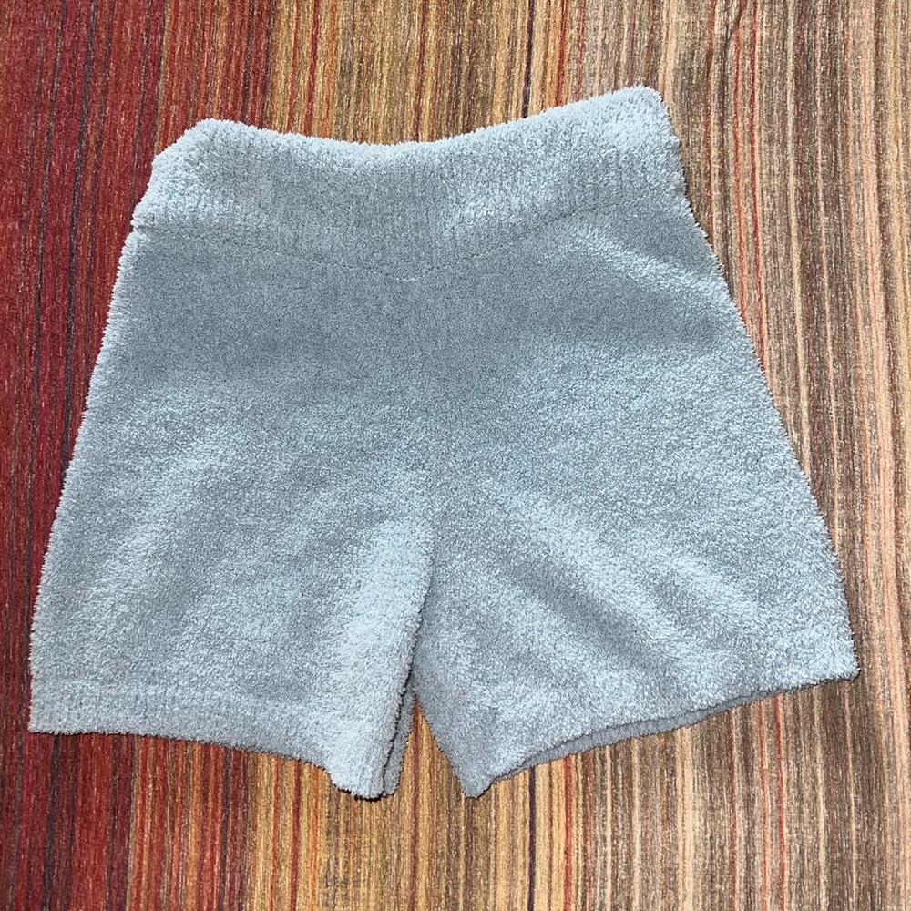 Stars Above XS Fuzzy Blue Shorts